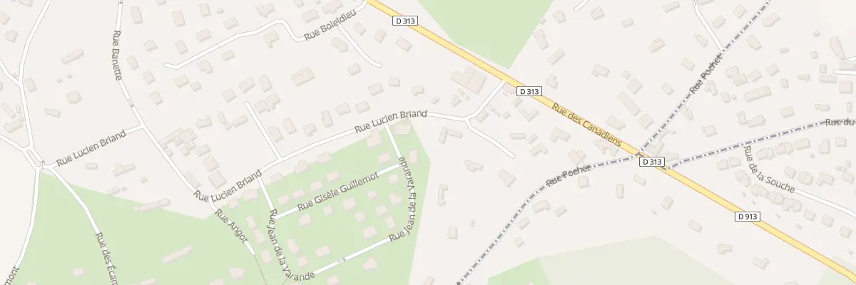 Plan du 468 Rue Lucien Briand à Saint-Ouen-du-Tilleul