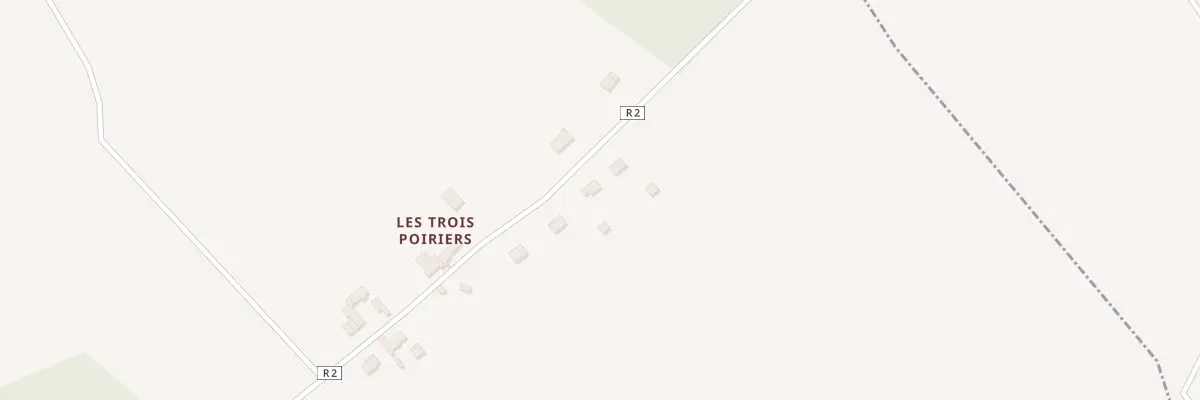 Plan du 3 Les Trois Poiriers à Saint-Senoch