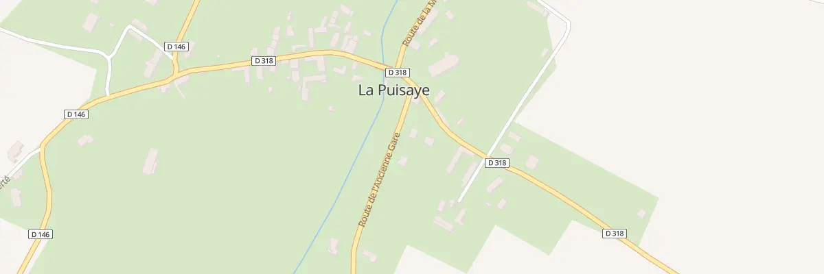Plan du 3 Rte de l’Ancienne Gare à La Puisaye