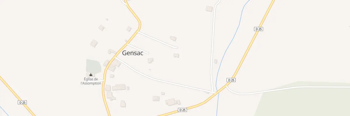 Plan du 5065 Bignares à Gensac