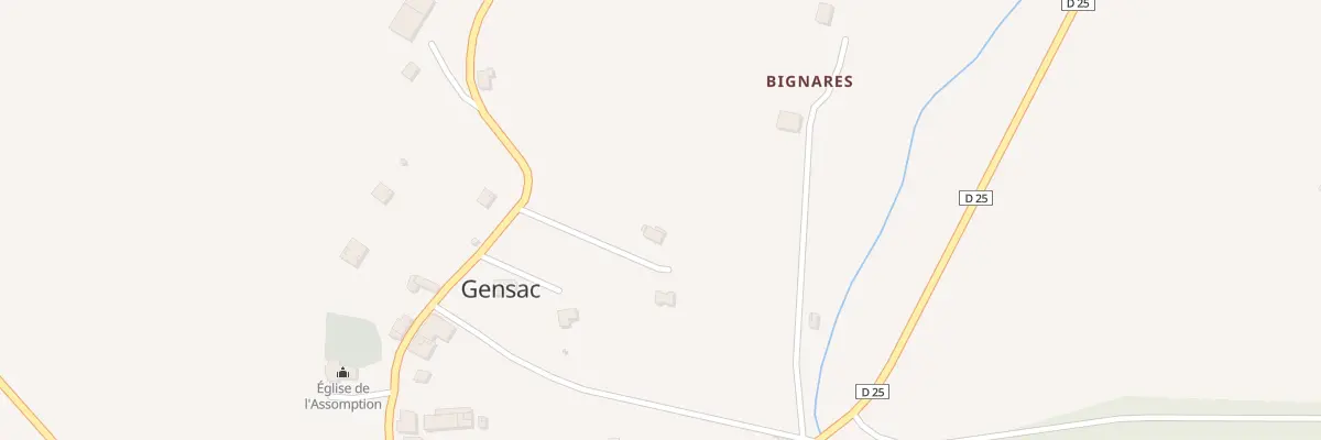Plan du 5643 Bignares à Gensac