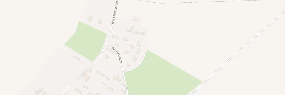 Plan du 13 Rue du Levant à Fouqueville