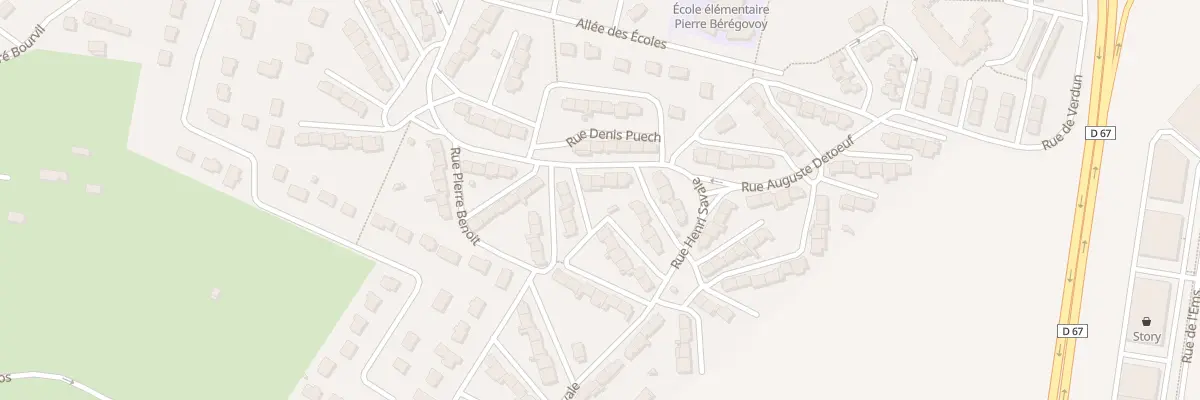 Plan du 14 Rue Auguste Detoeuf à Barentin