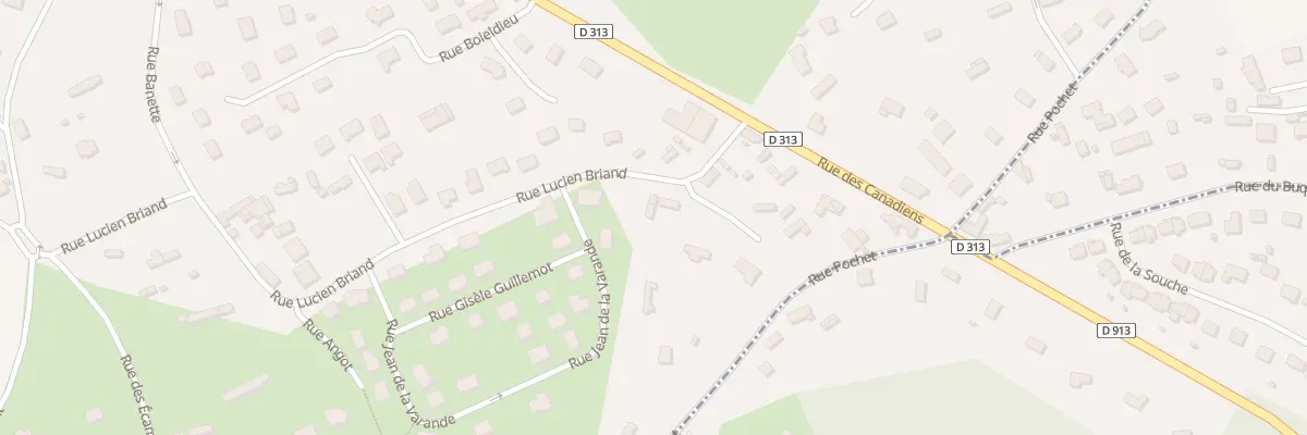 Plan du 494 Rue Lucien Briand à Saint-Ouen-du-Tilleul