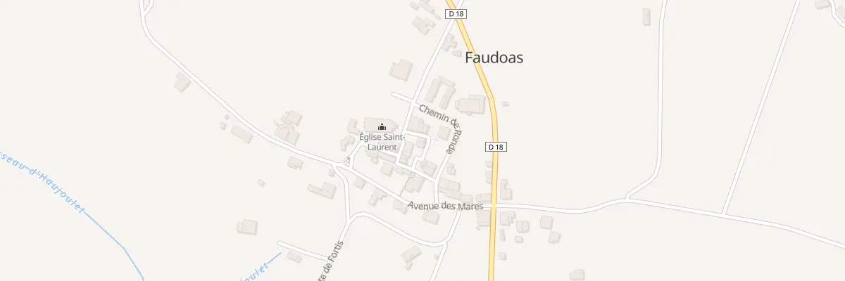 Plan du 5078 Village de Faudoas à Faudoas
