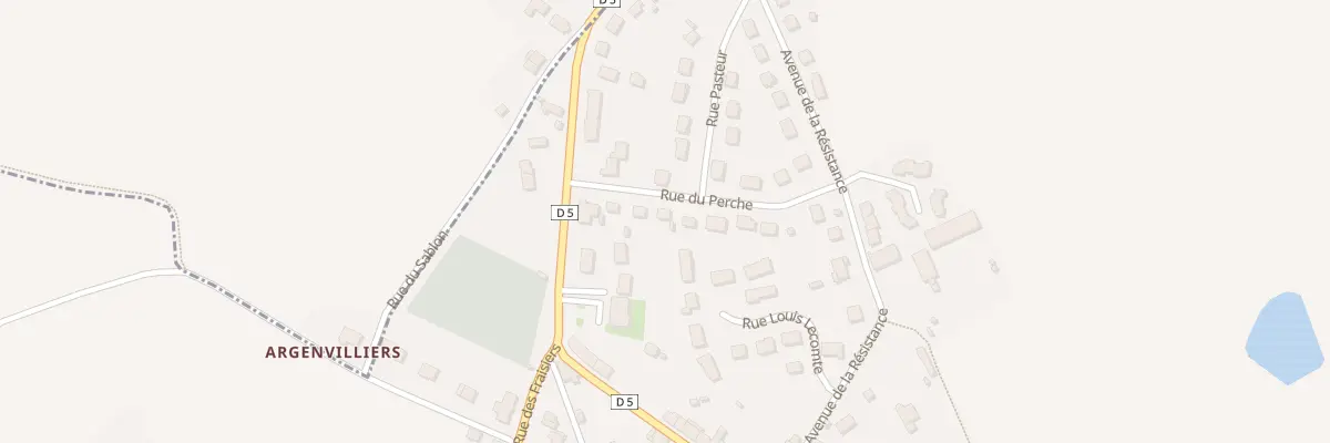 Plan du 6 Rue du Perche à Beaumont-les-Autels