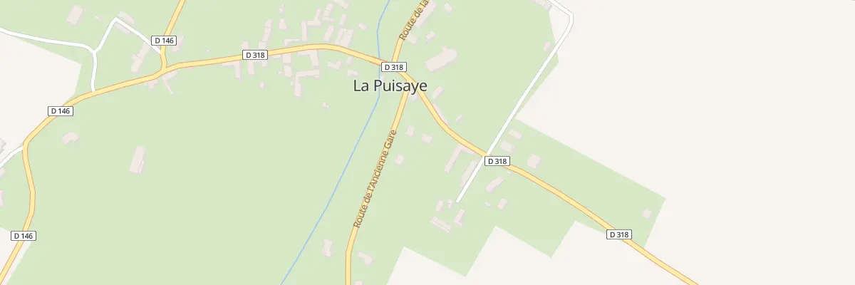Plan du 2 Rte de la Verrerie à La Puisaye