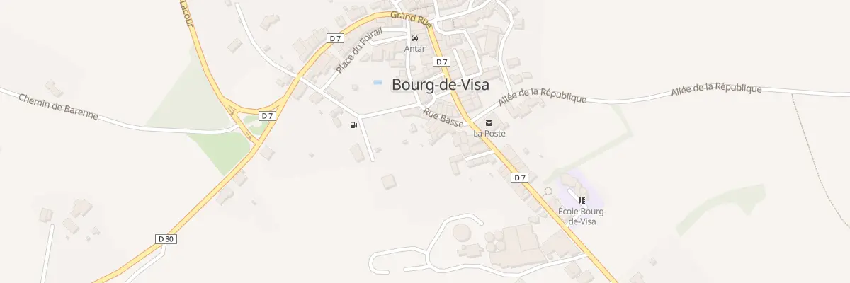 Plan du 5139 Bourg à Bourg-de-Visa