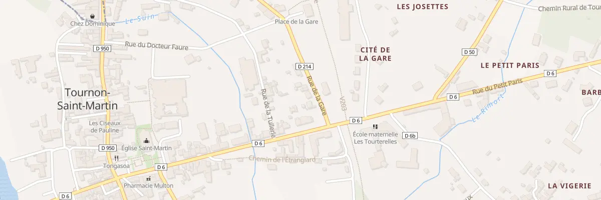 Plan du 37 Rue de la Gare à Tournon-Saint-Martin
