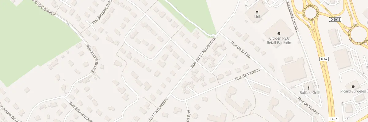 Plan du 20 Rue Paul Verlaine à Barentin