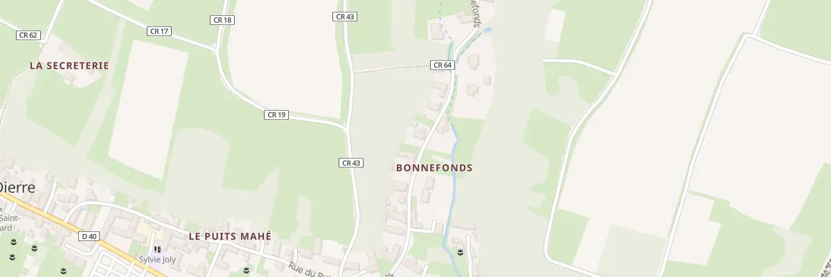 Plan du 8 Rue de Bonnefonds à Dierre