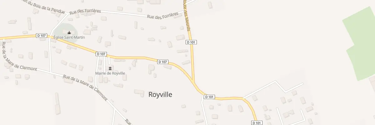 Plan du 10 Rue du Chasse Maree à Royville