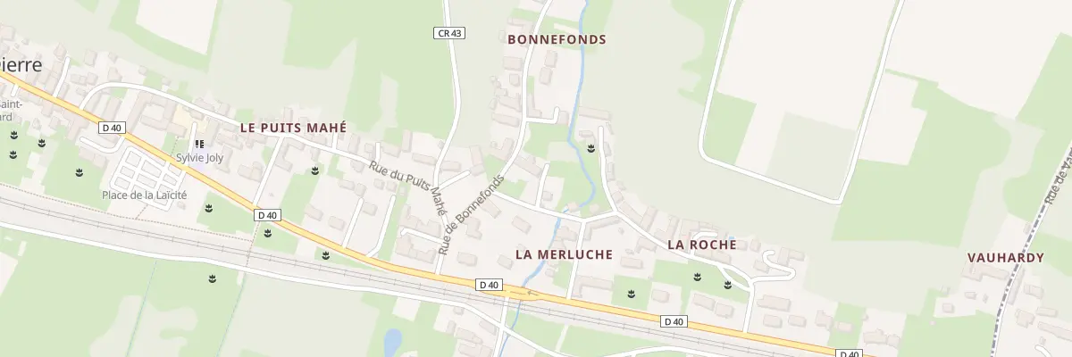 Plan du 4 Rue de la Roche à Dierre