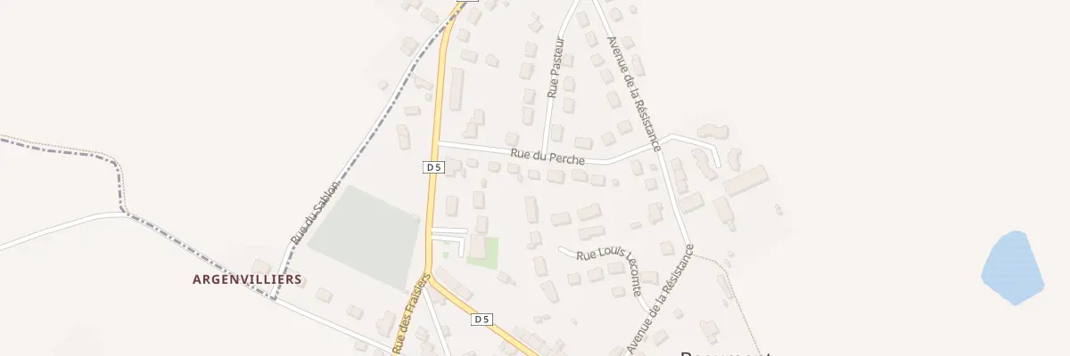 Plan du 8 Rue du Perche à Beaumont-les-Autels