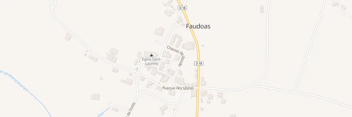 Plan du 5071 Village de Faudoas à Faudoas