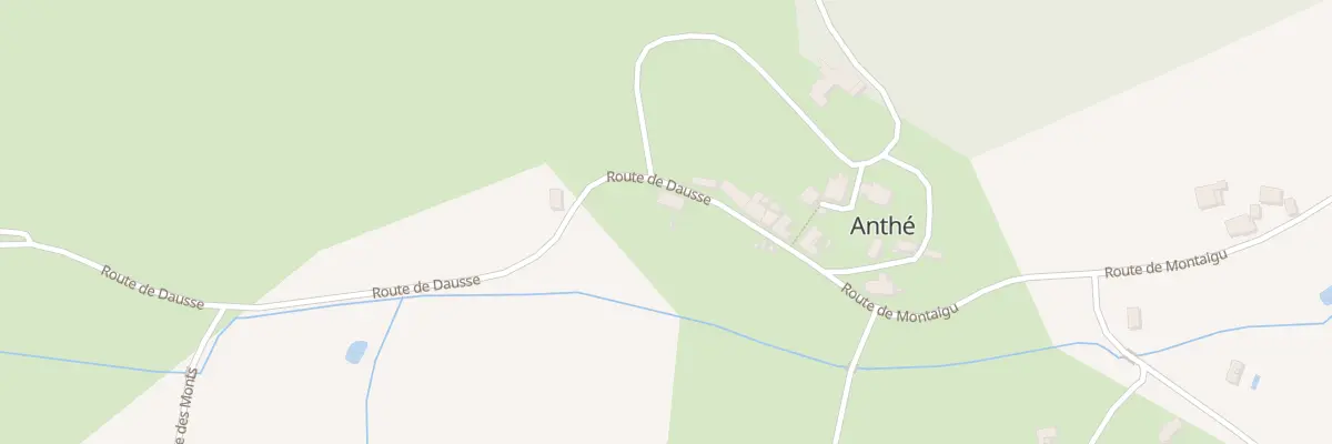 Plan du 2 Le Bourg à Anthé