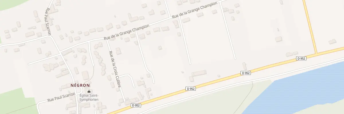 Plan du 16 Rue de la Grange Champion à Nazelles-Négron