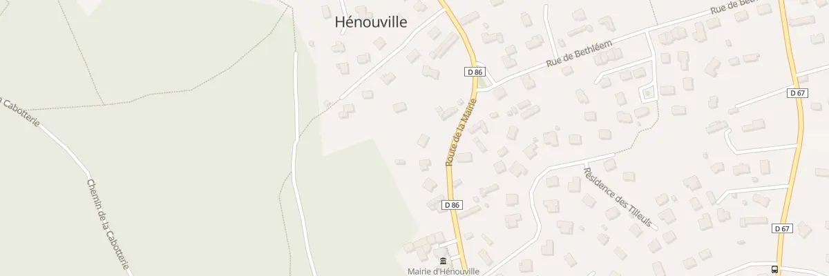 Plan du 70 Rte de la Mairie à Hénouville