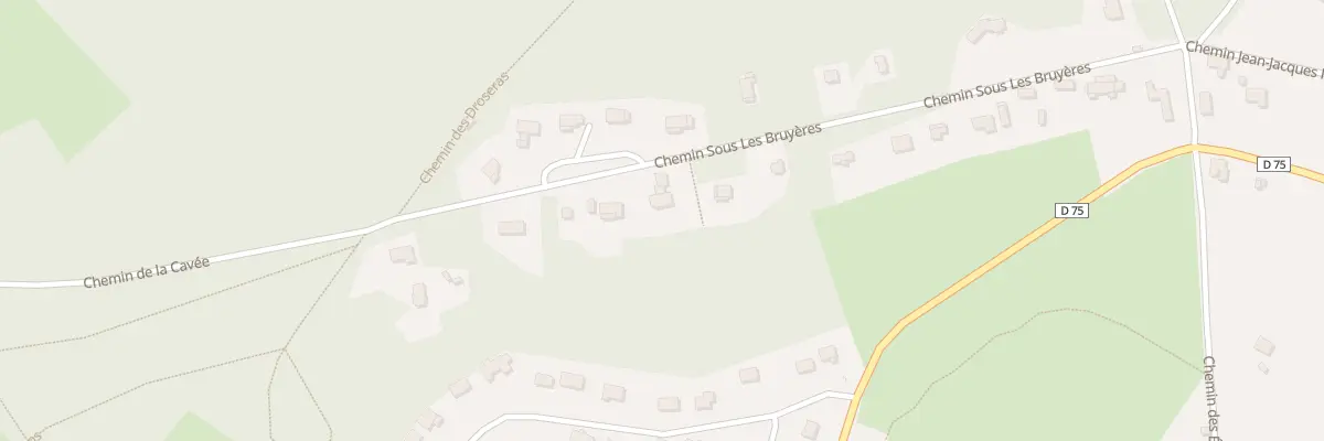 Plan du 375 Che sous les Bruyeres à Sainte-Marguerite-sur-Mer