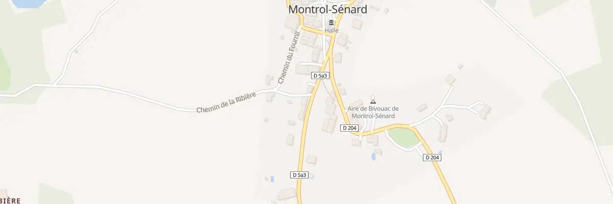 Plan du 24 Rte de la Coulée Verte à Montrol-Sénard