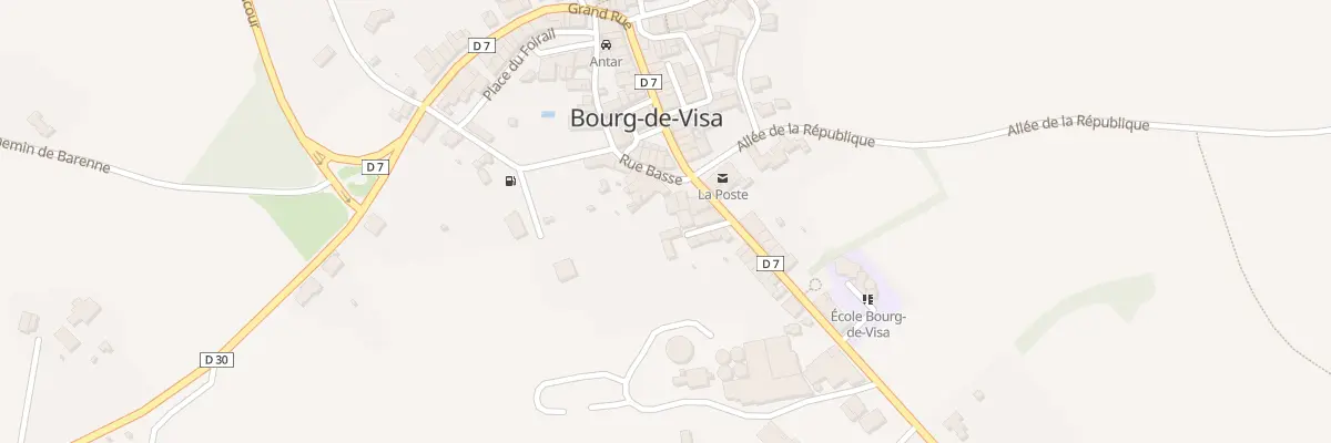 Plan du 5322 Bourg à Bourg-de-Visa