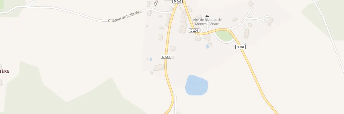 Plan du 25 Rte de la Coulée Verte à Montrol-Sénard