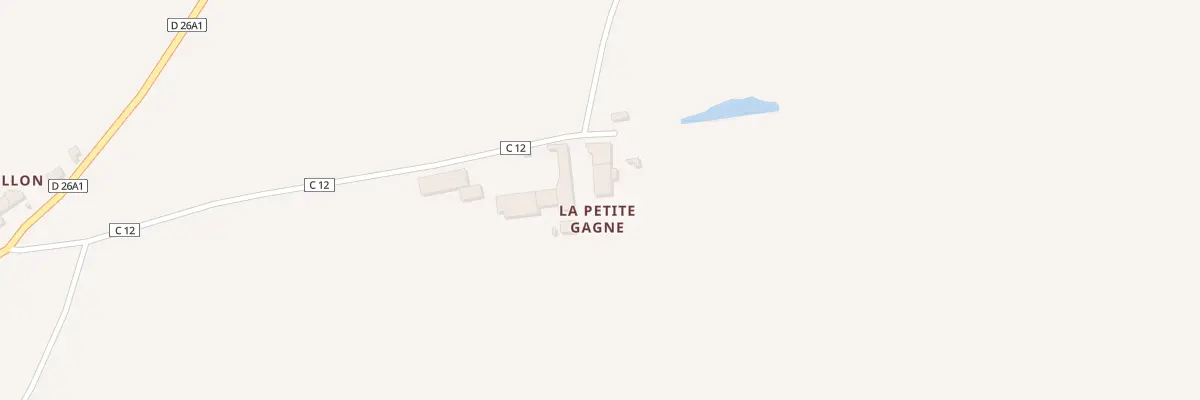 Plan du 4 La Petite Gagne à Saint-Sornin-la-Marche