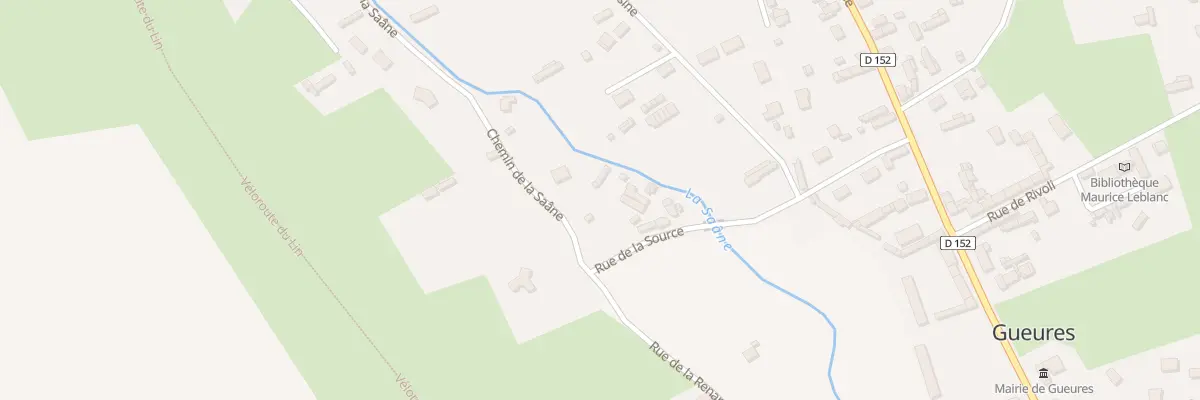 Plan du 2 Che de la Saane à Gueures