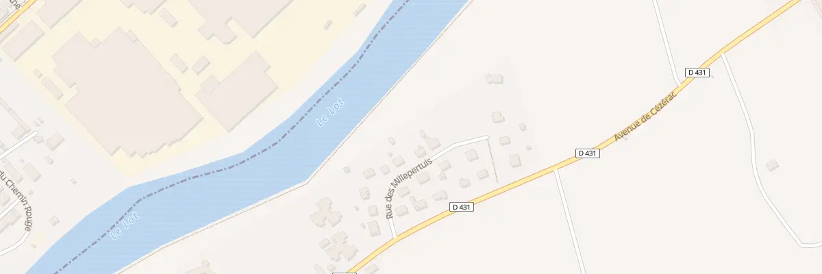 Plan du 14 Rue des Millepertuis à Montayral