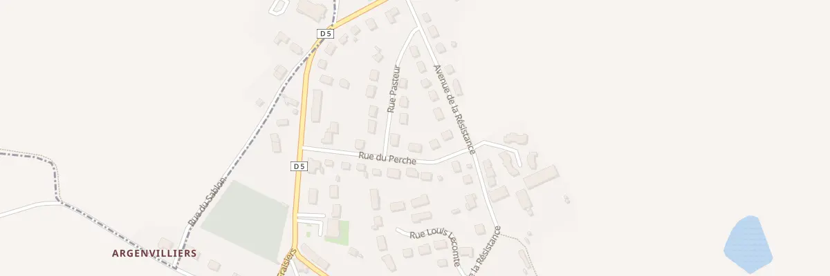 Plan du 3 Rue du Perche à Beaumont-les-Autels