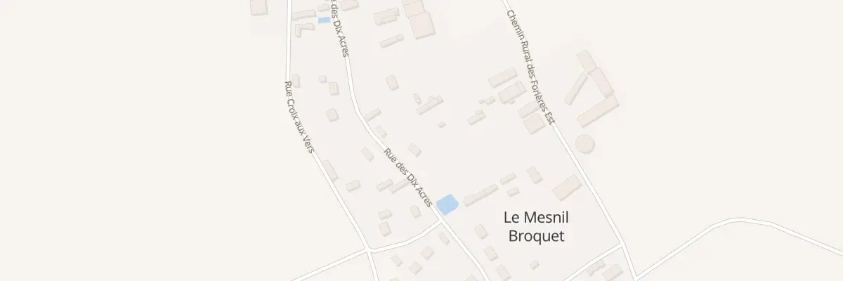 Plan du 13 Rue des Dix Acres à Saint-Aubin-d’Écrosville
