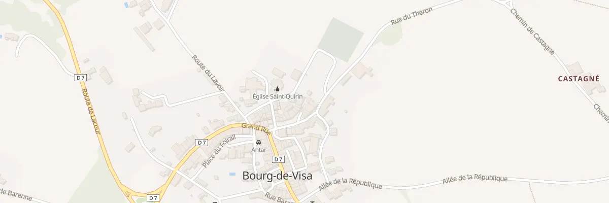 Plan du 5016 Bourg à Bourg-de-Visa