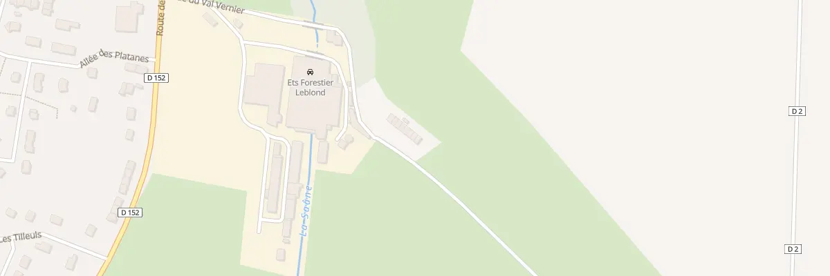 Plan du 13 Rue du Val Vernier à Brachy
