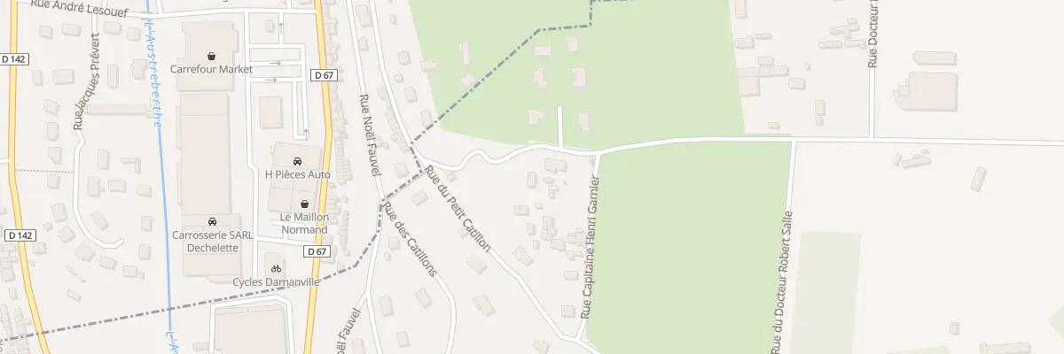 Plan du 202 Rue du Capitaine Henri Garnier à Barentin
