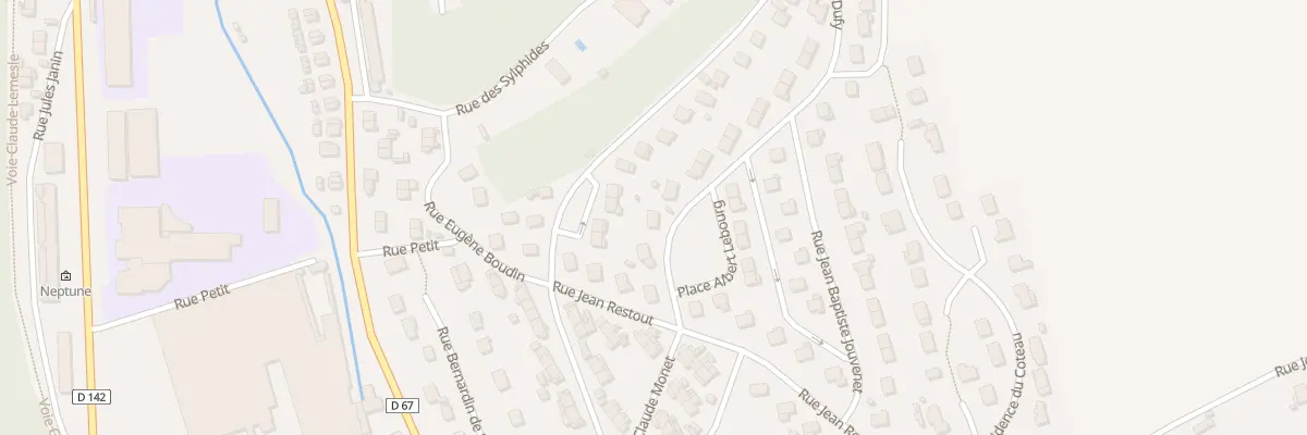 Plan du 4 Rue Raoul Dufy à Barentin