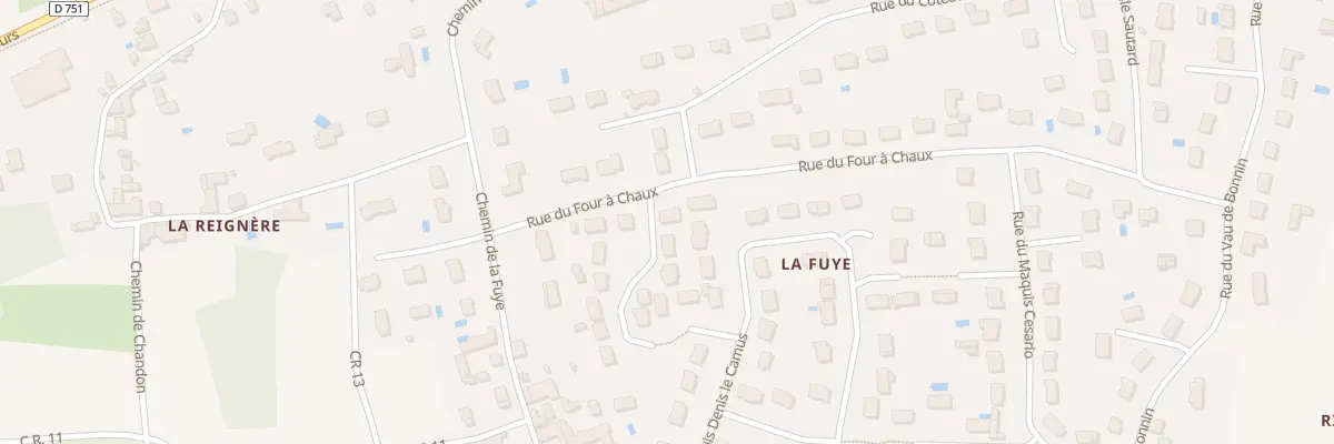 Plan du 23 Rue du Four a Chaux à Amboise