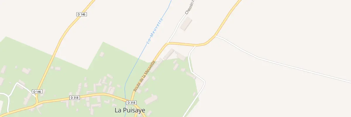 Plan du 2 Rte de la Meuvette à La Puisaye