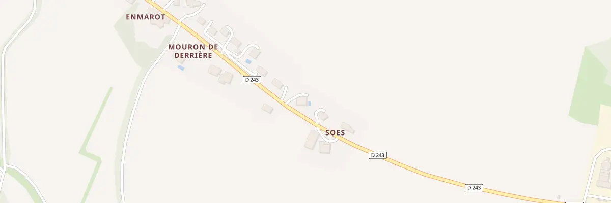 Plan du 861 Rte de Castillon-Savès à Frégouville