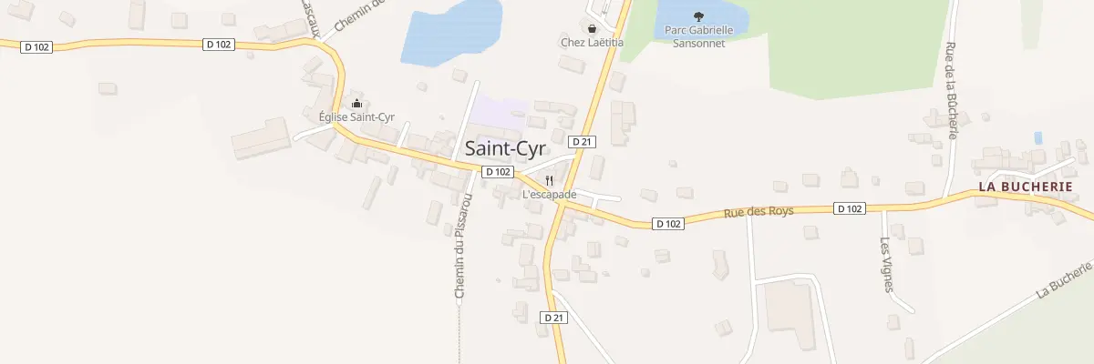 Plan du 2 Rue de la Liberté à Saint-Cyr