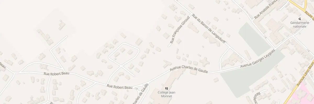 Plan du 11 Rue Francoise Giroud à Fumel