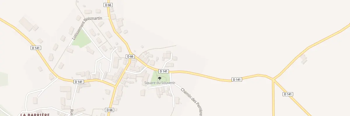 Plan du 3 Imp de l’Ancienne Forge à Champsac