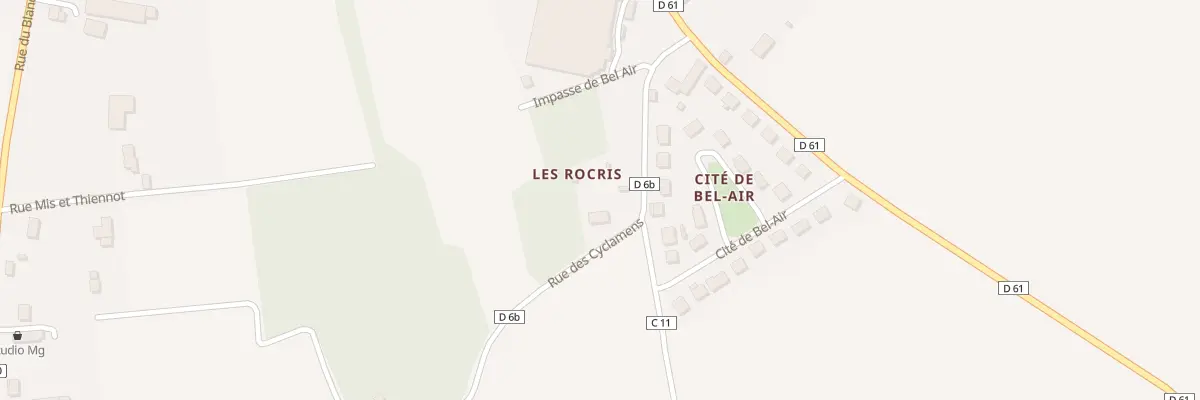 Plan du 5805 Les Rocries à Tournon-Saint-Martin