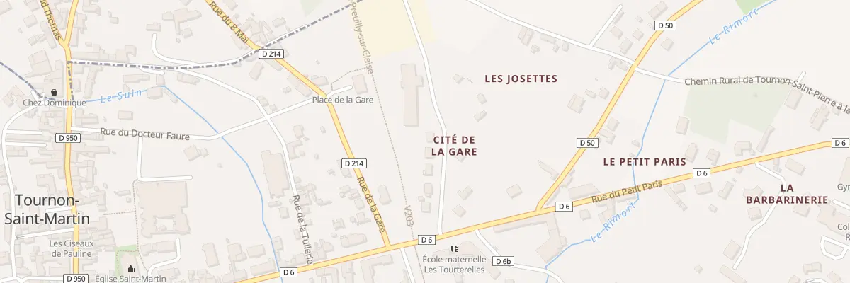 Plan du 9 Imp de la Gare à Tournon-Saint-Martin