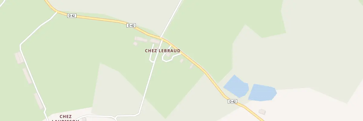 Plan du 5752 La Besse à Châlus