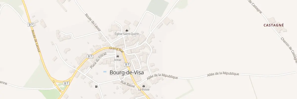 Plan du 5056 Bourg à Bourg-de-Visa