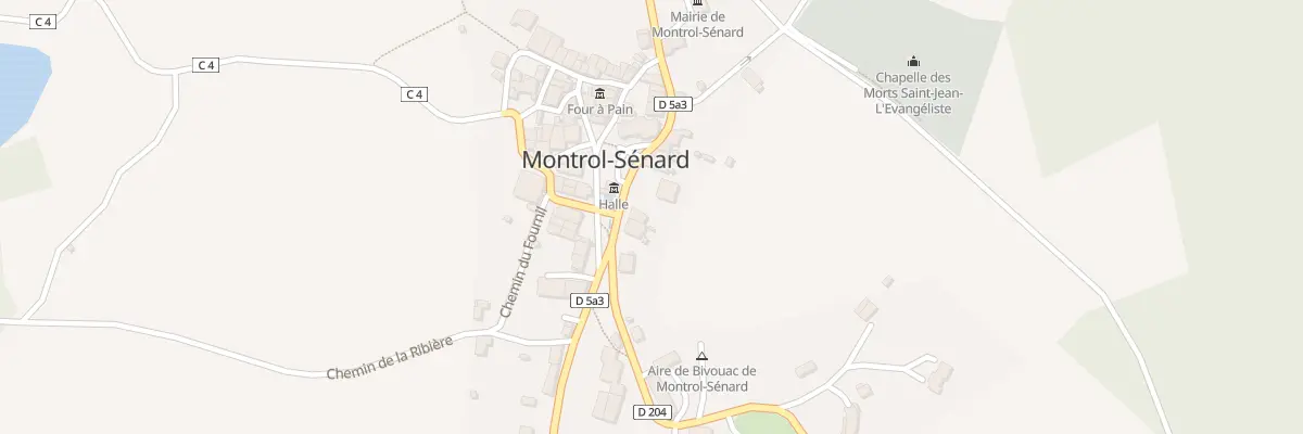 Plan du 19 Rte de la Coulée Verte à Montrol-Sénard