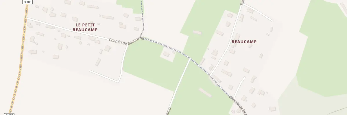 Plan du 18 Che de Beaucamp à Pavilly