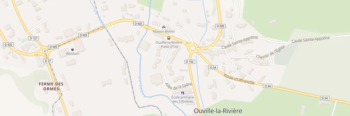 Plan du 9 All de la Saâne à Ouville-la-Rivière