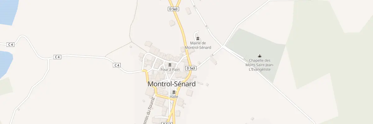 Plan du 12 Rte de la Coulée Verte à Montrol-Sénard