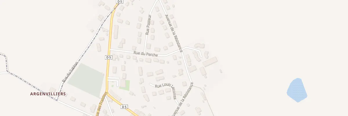 Plan du 16 Rue du Perche à Beaumont-les-Autels
